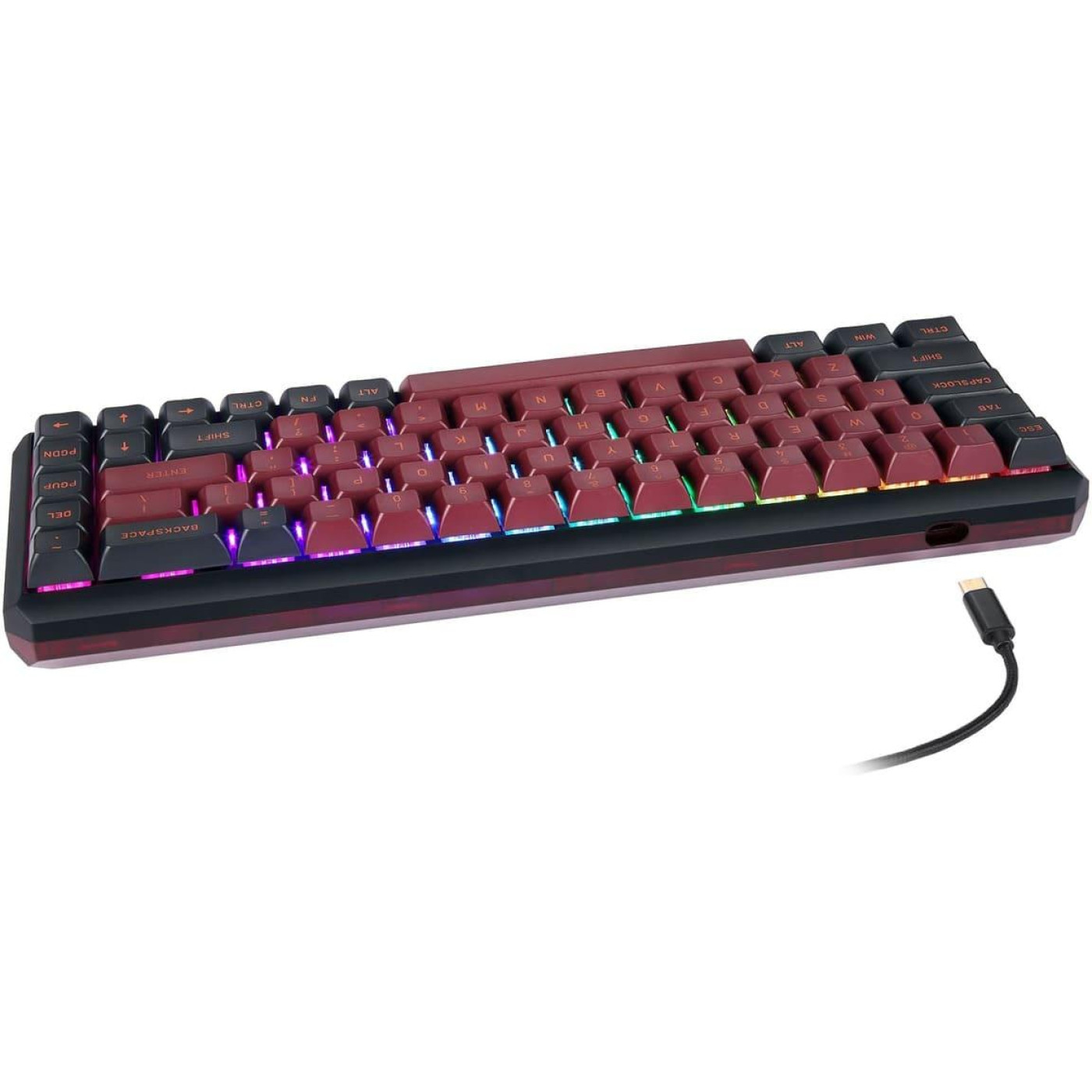 Клавіатура Motospeed Darmoshark K5 Gateron Red Red-Black (dmk5rbgr)