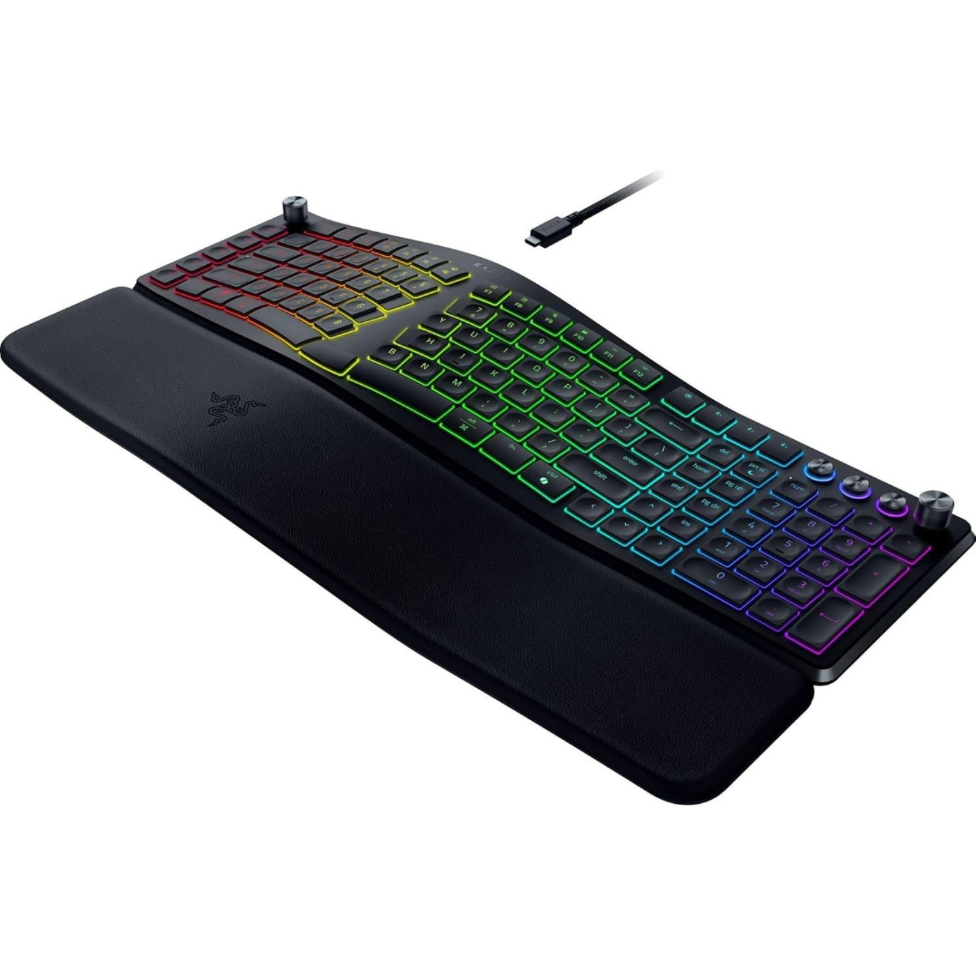 Клавіатура Razer Pro Type Ergo 118key USB-A/WL/BT EN RGB Black (RZ03-05440100-R3M1)