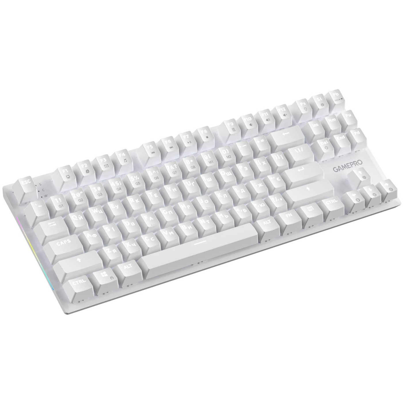 Клавіатура GamePro Genesis Joker 87% Red switches (MK124W)