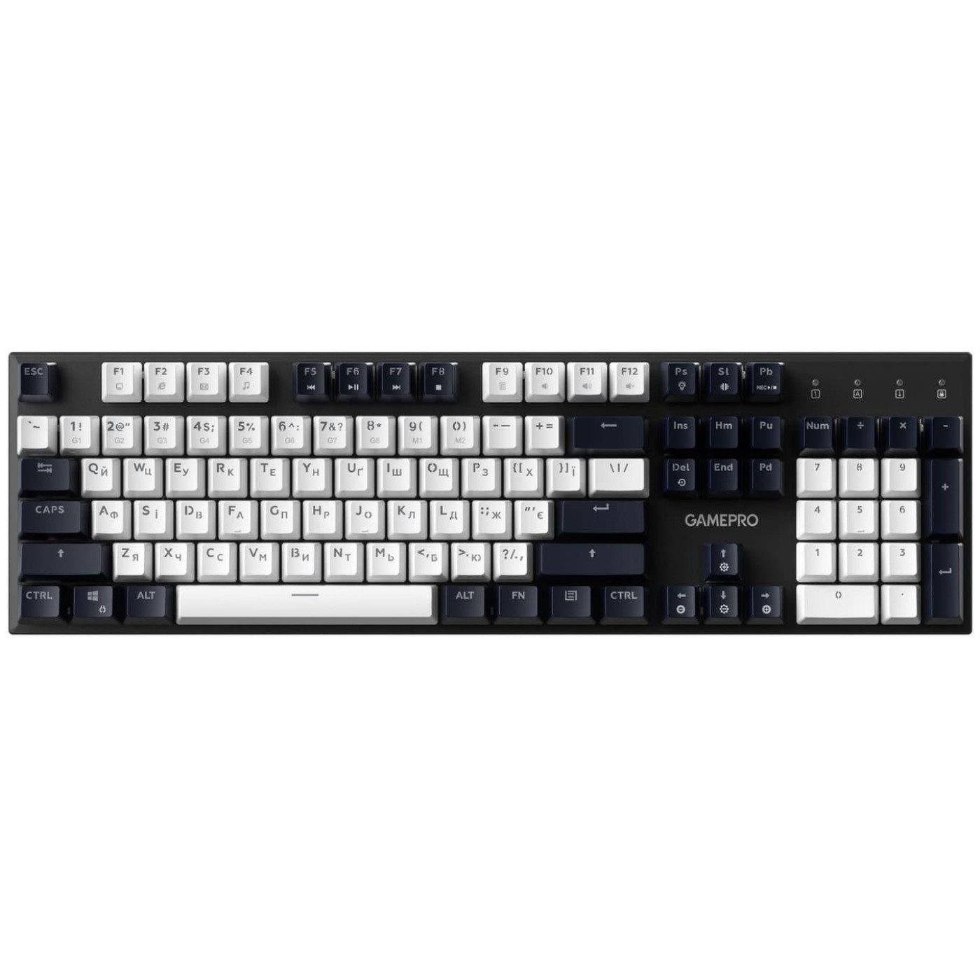 Клавиатура GamePro Genesis Metallic 100% Red switches (MK144B)