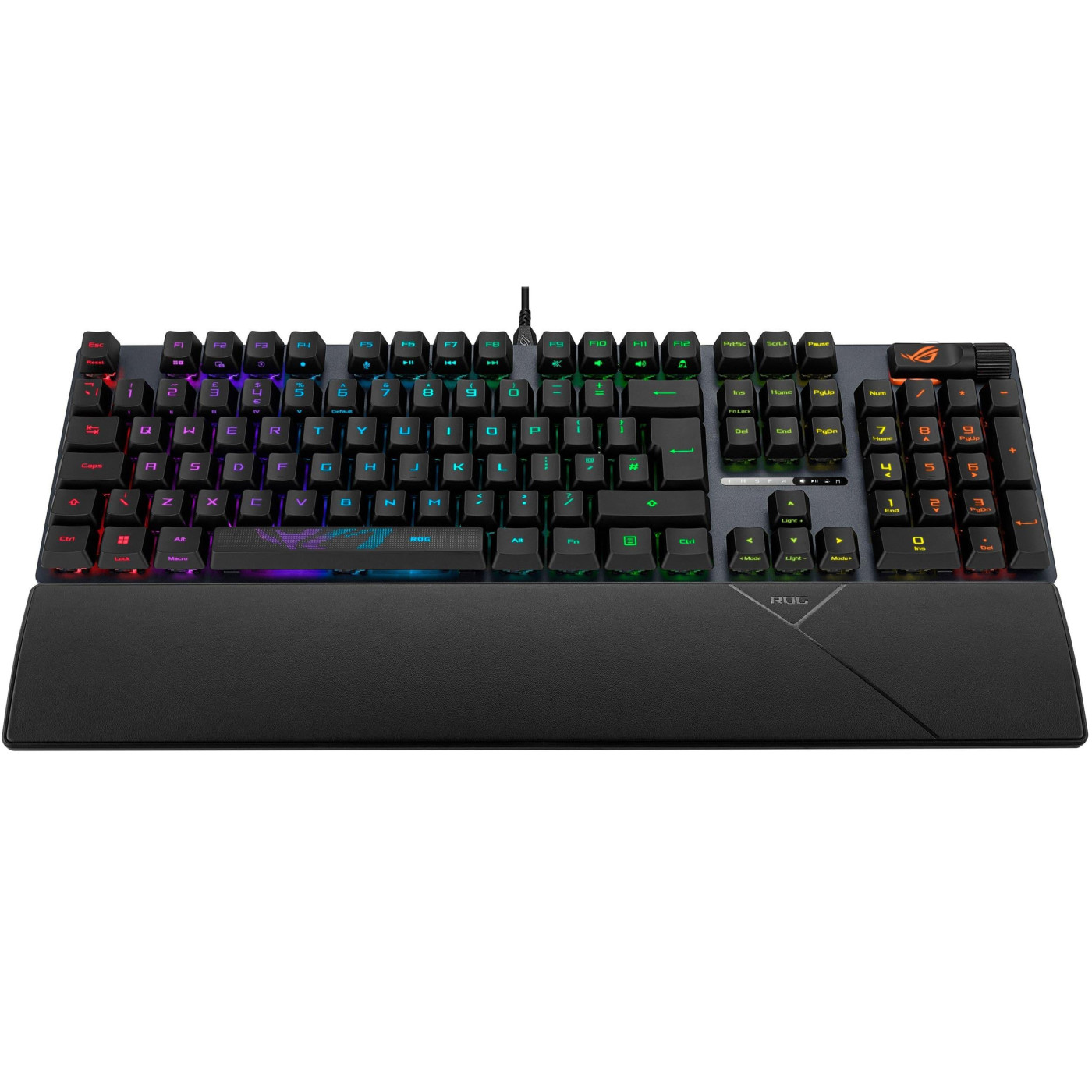 Клавіатура ASUS ROG Strix Scope II RX Red EN/UK USB RGB Black (90MP0350-BKMA00)