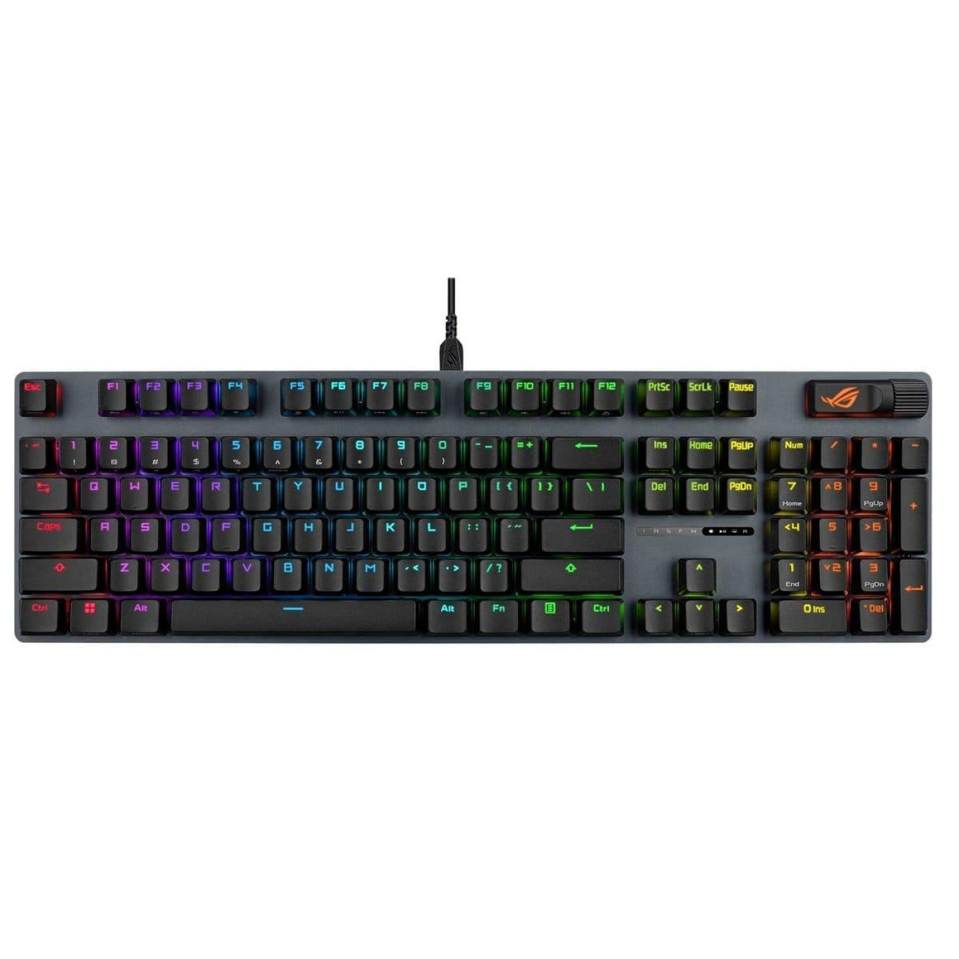 Клавіатура ASUS ROG Strix Scope II X 104key USB-A EN/UK RGB Black (90MP03XG-BKMA00)