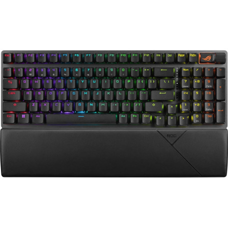 Клавіатура ASUS ROG Strix Scope II 96key NX Snow USB-A/WL/BT EN/UK RGB Black (90MP037A-BKMA00)