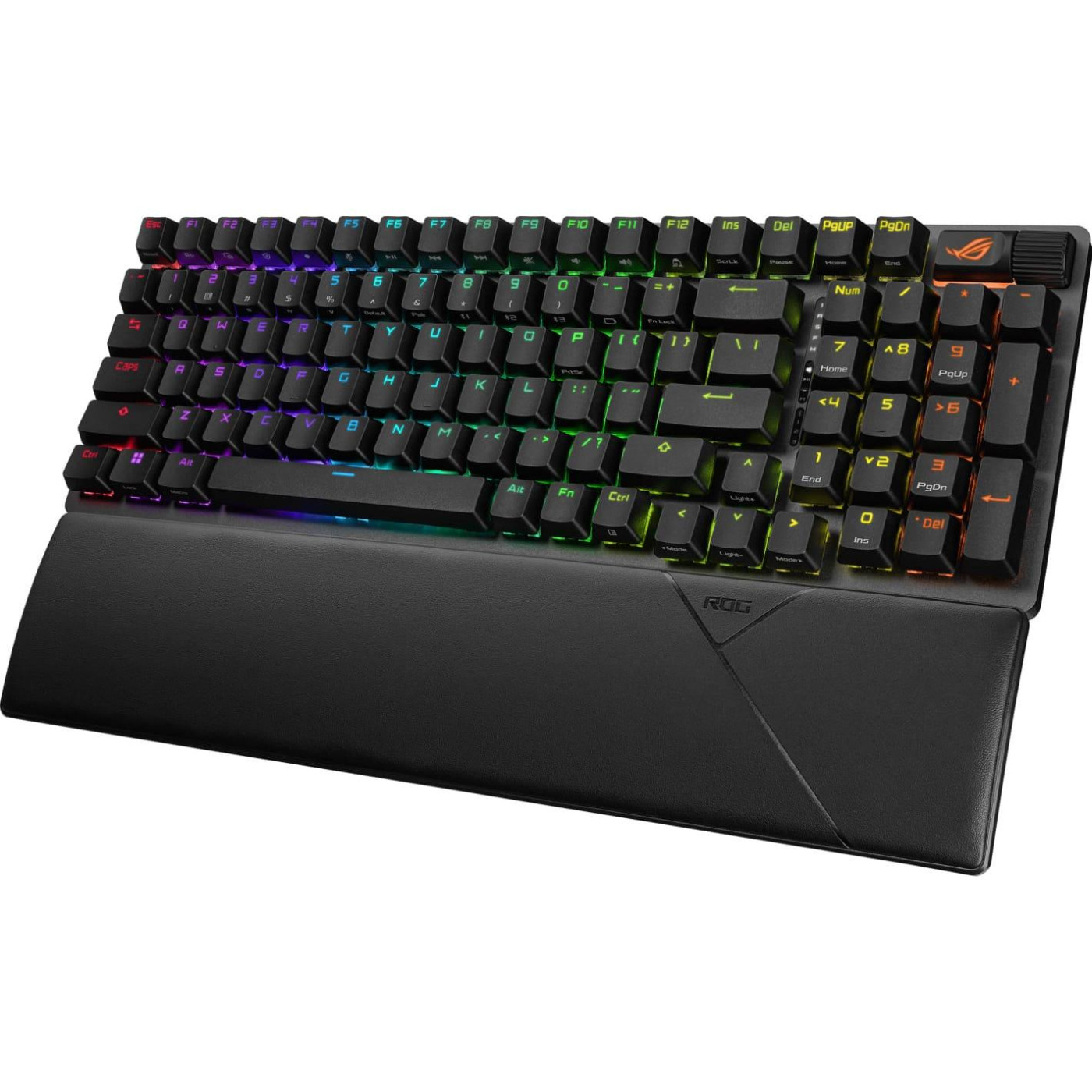 Клавіатура ASUS ROG Strix Scope II 96key NX Snow USB-A/WL/BT EN/UK RGB Black (90MP037A-BKMA00)