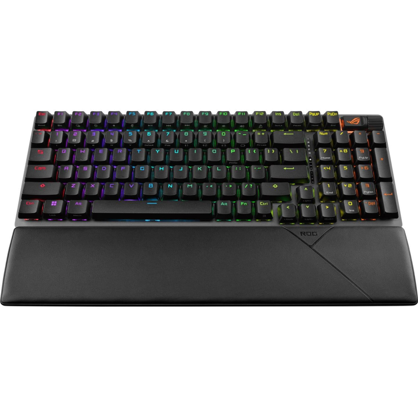 Клавіатура ASUS ROG Strix Scope II 96key NX Snow USB-A/WL/BT EN/UK RGB Black (90MP037A-BKMA00)