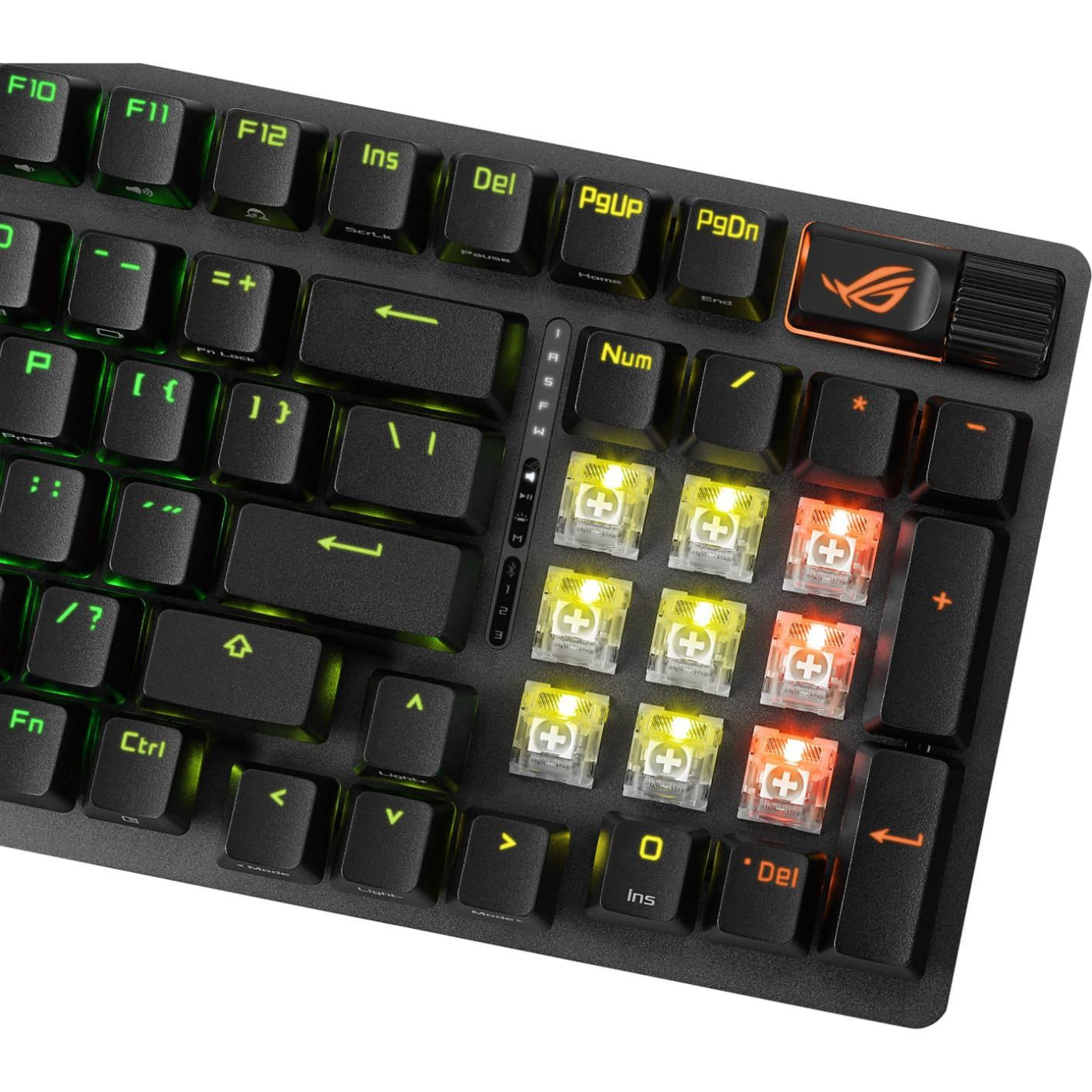 Клавіатура ASUS ROG Strix Scope II 96key NX Snow USB-A/WL/BT EN/UK RGB Black (90MP037A-BKMA00)