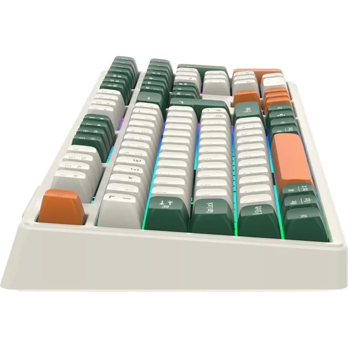 Клавіатура Canyon keyboard Shadder GKW-11 Mech RGB UK/US Wireless White (CND-SKBW11)