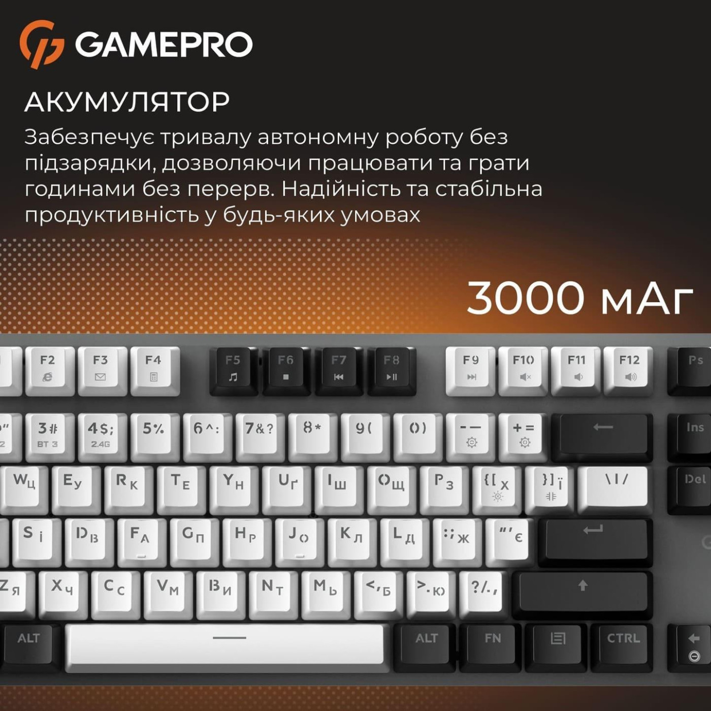 Клавиатура GamePro Genesis Joker Pro (MK124G) 87% Red switches (MK124G Pro)