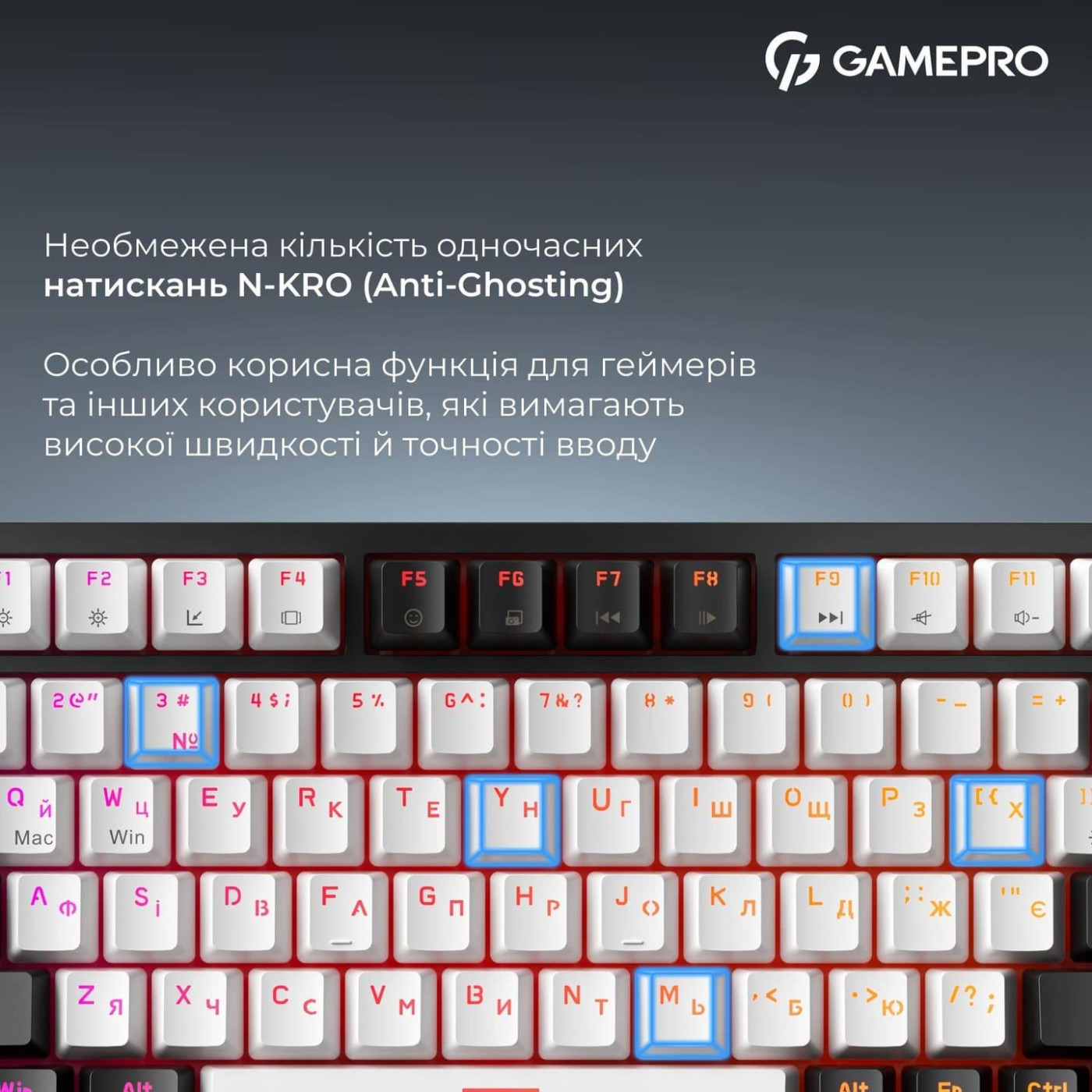 Клавіатура GamePro Asgard Valhalla MAX 75% Magnetic switches (MK160B MAX)