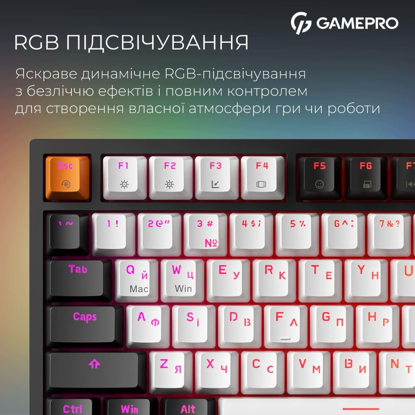 Клавіатура GamePro Asgard Valhalla MAX 75% Magnetic switches (MK160B MAX)