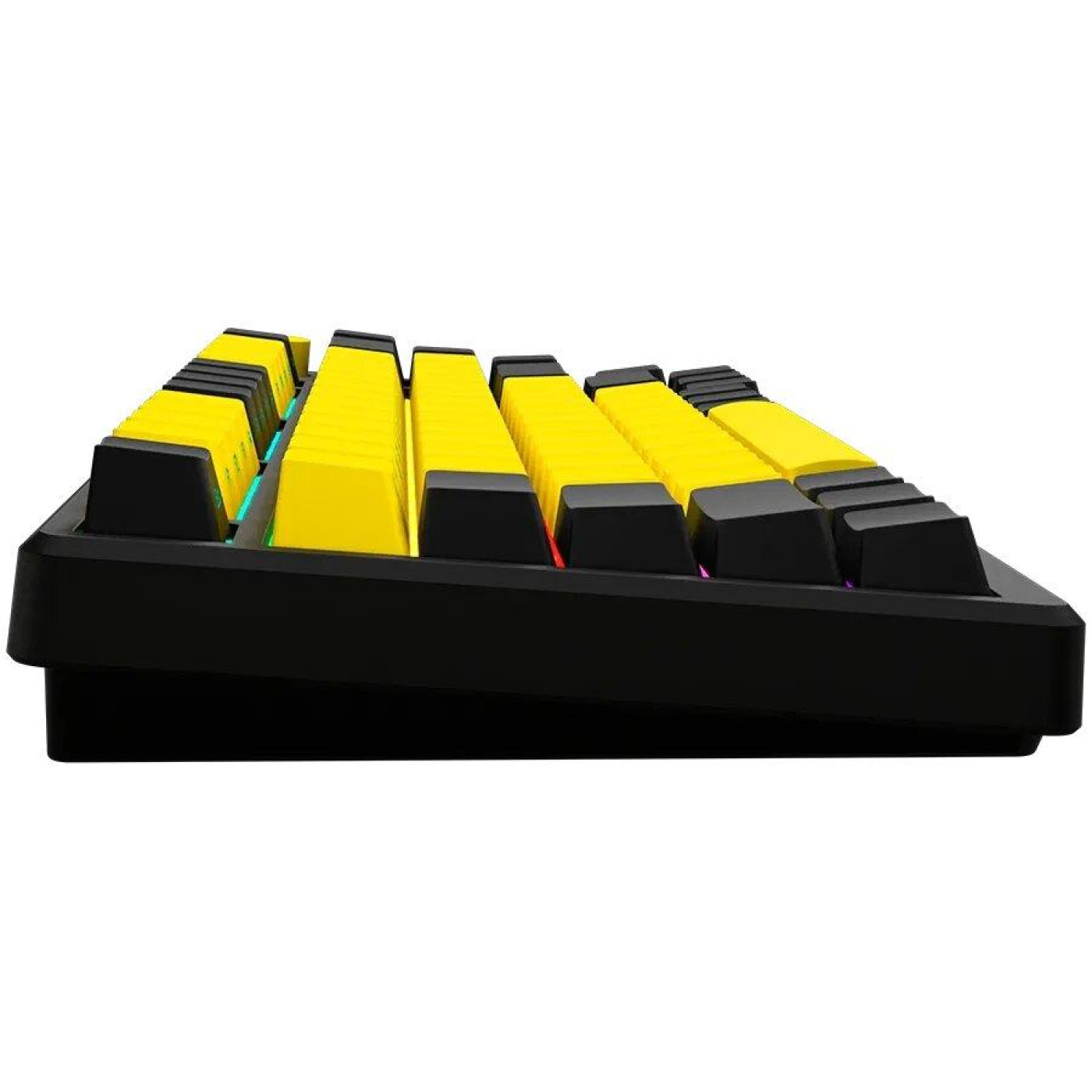 Клавіатура Lorgar KBP7075W Wireless Pro 75% Exploded Black Yellow EN/UA (LRG-KBP7075W-YL-US)
