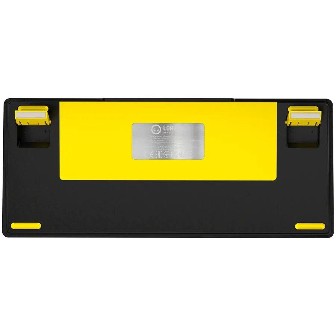 Клавіатура Lorgar KBP7075W Wireless Pro 75% Exploded Black Yellow EN/UA (LRG-KBP7075W-YL-US)