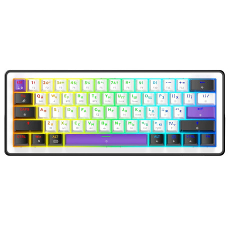 Клавіатура HATOR Hellyberry HK60 wireless White-Violet (HK60_wireless)
