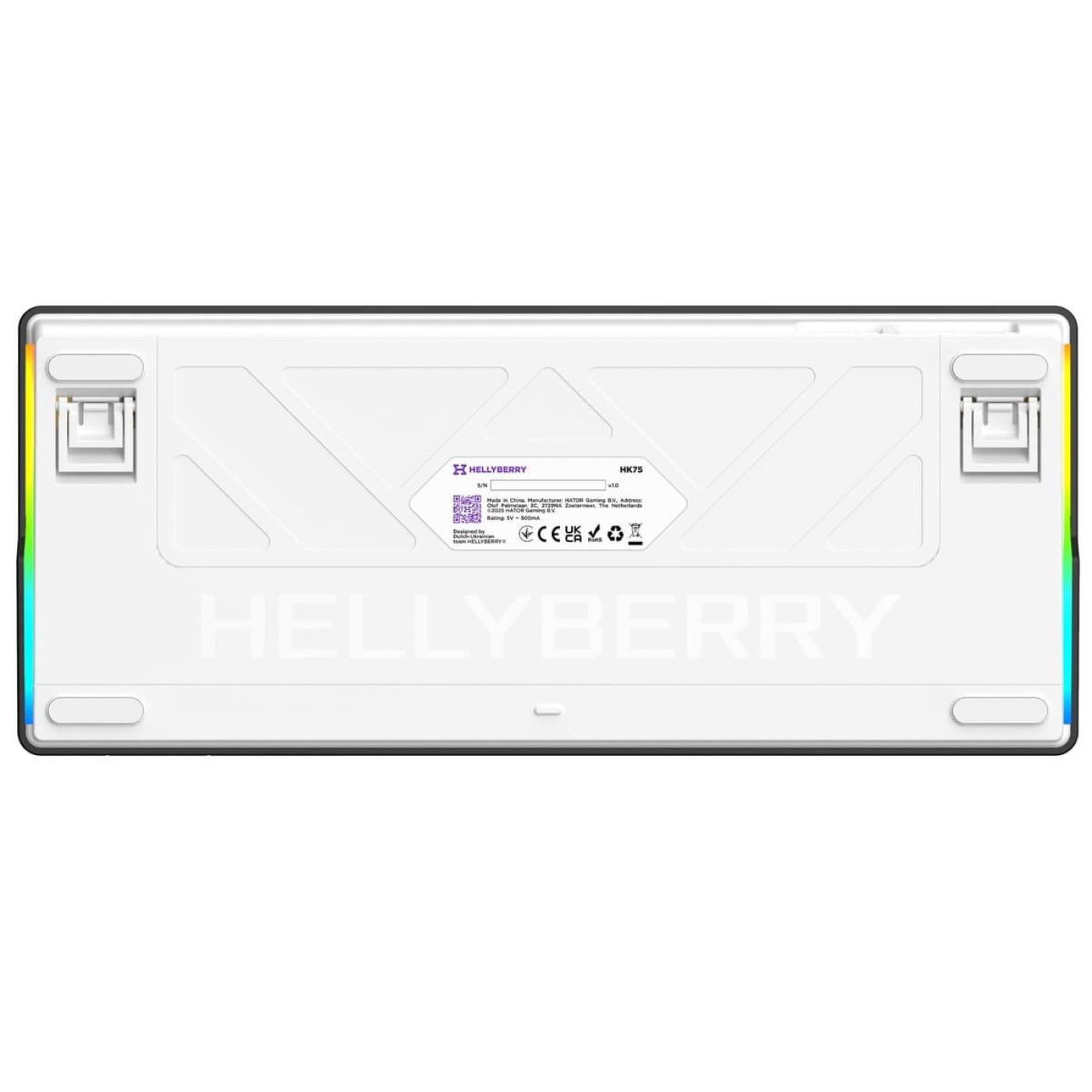 Клавиатура HATOR Hellyberry HK75 White-Violet (HK75)