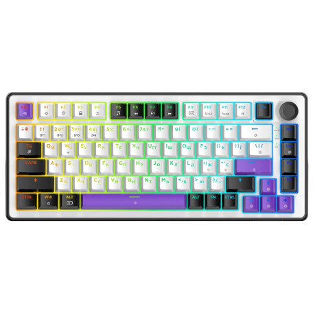 Клавіатура HATOR Hellyberry HK75 wireless White-Violet (HK75_wireless)