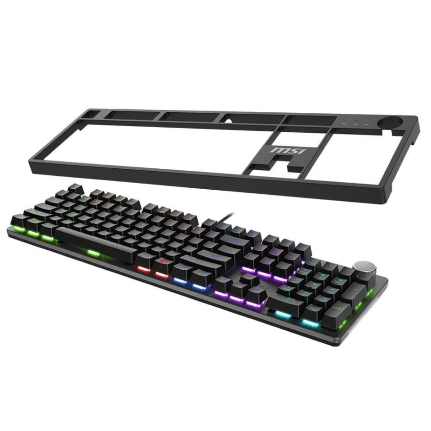 Клавіатура MSI FORGE GK320 UA Red Switches Black (S11-04UA227-HH9)