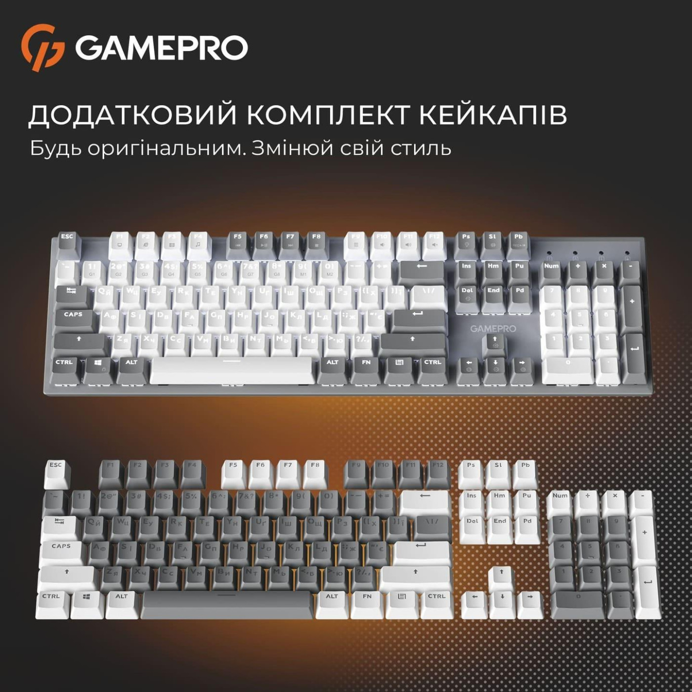 Клавиатура GamePro Genesis Metallic 100% Red switches (MK144G) U1