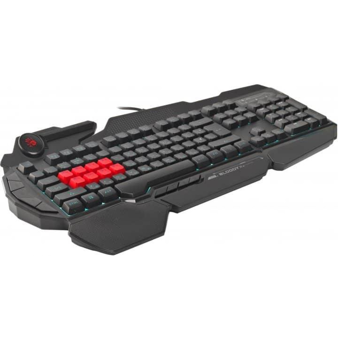 Клавиатура A4Tech Bloody B318-1, чорна, пидсвичування клавиш, USB (B318-1 Bloody (Black))