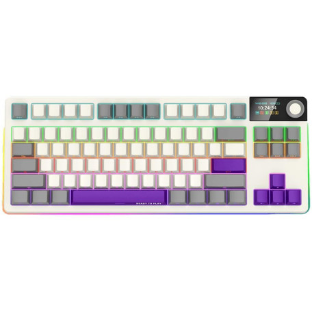 Клавіатура Lorgar KBP70TKLW Pro Wireless TKL EN/UA Beige (LRG-KBP70TKLW-RT-US)