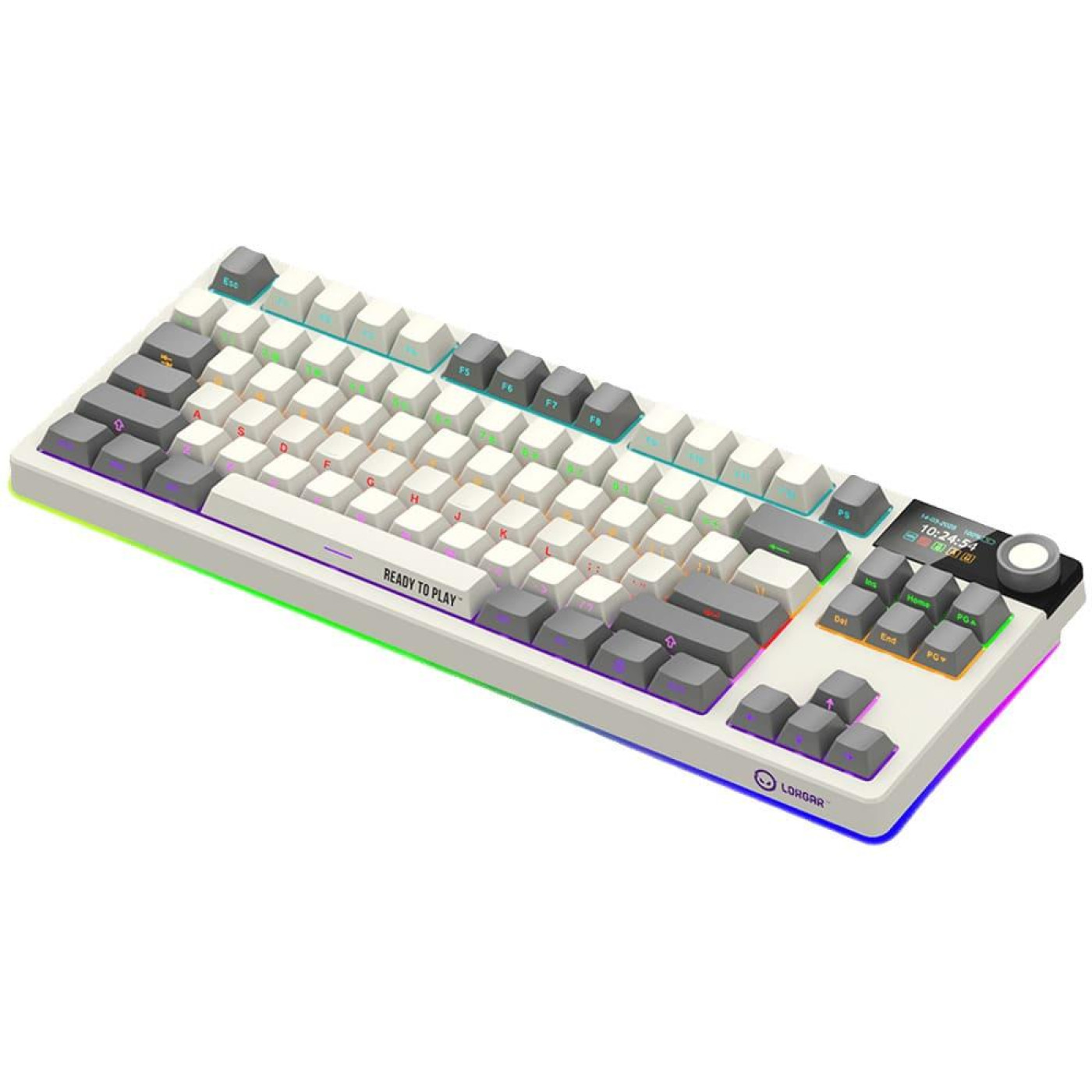 Клавиатура Lorgar KBP70TKLW Wireless Pro TKL EN/UA Beige (LRG-KBP70TKLW-RT-US)