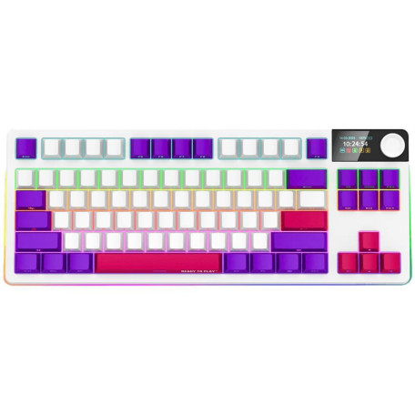Клавіатура Lorgar KBP70TKLW Pro Wireless TKL EN/UA White (LRG-KBP70TKLW-WH-US)