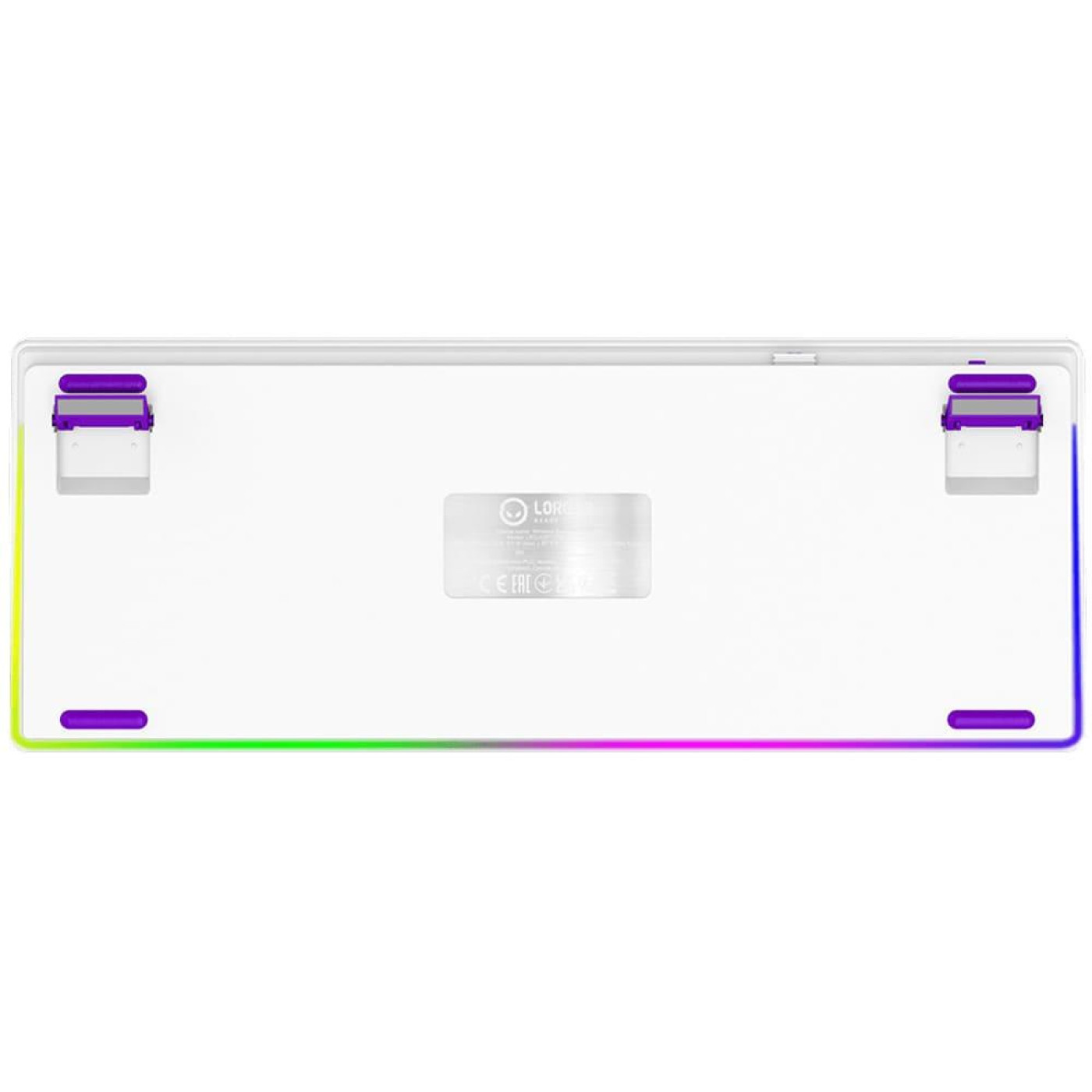 Клавіатура Lorgar KBP70TKLW Pro Wireless TKL EN/UA White (LRG-KBP70TKLW-WH-US)