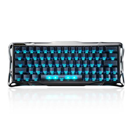 Клавіатура GravaStar Mercury V60 UFO Magnetic Gaming 8K USB-A RGB Gunmetal Smok (GSV60PRO_XTAL_S_BLK)