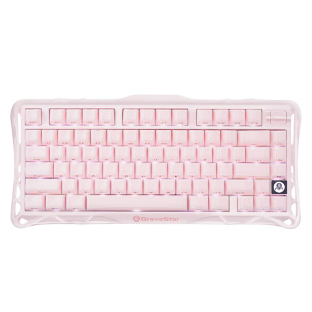 Клавіатура GravaStar Mercury K1 x Kailh Cheery Pink EN BT/WL/USB Sakura Pink (GSK1_P_PNK)