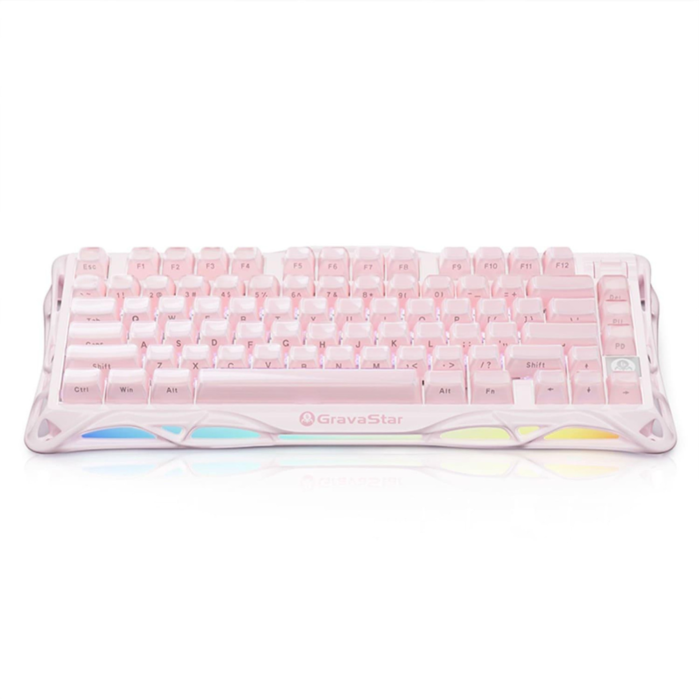 Клавіатура GravaStar Mercury K1 x Kailh Cheery Pink EN BT/WL/USB Sakura Pink (GSK1_P_PNK)