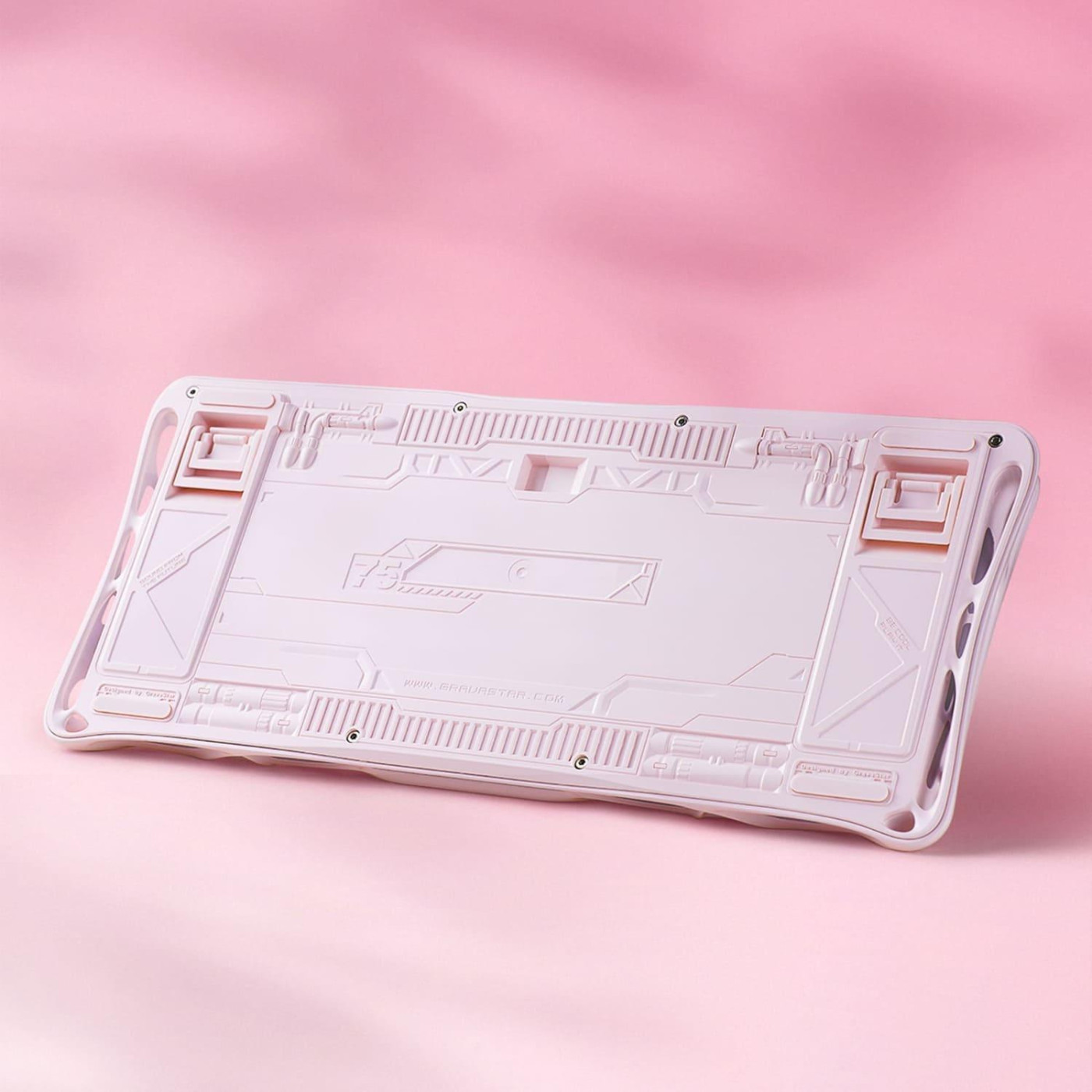 Клавіатура GravaStar Mercury K1 x Kailh Cheery Pink EN BT/WL/USB Sakura Pink (GSK1_P_PNK)