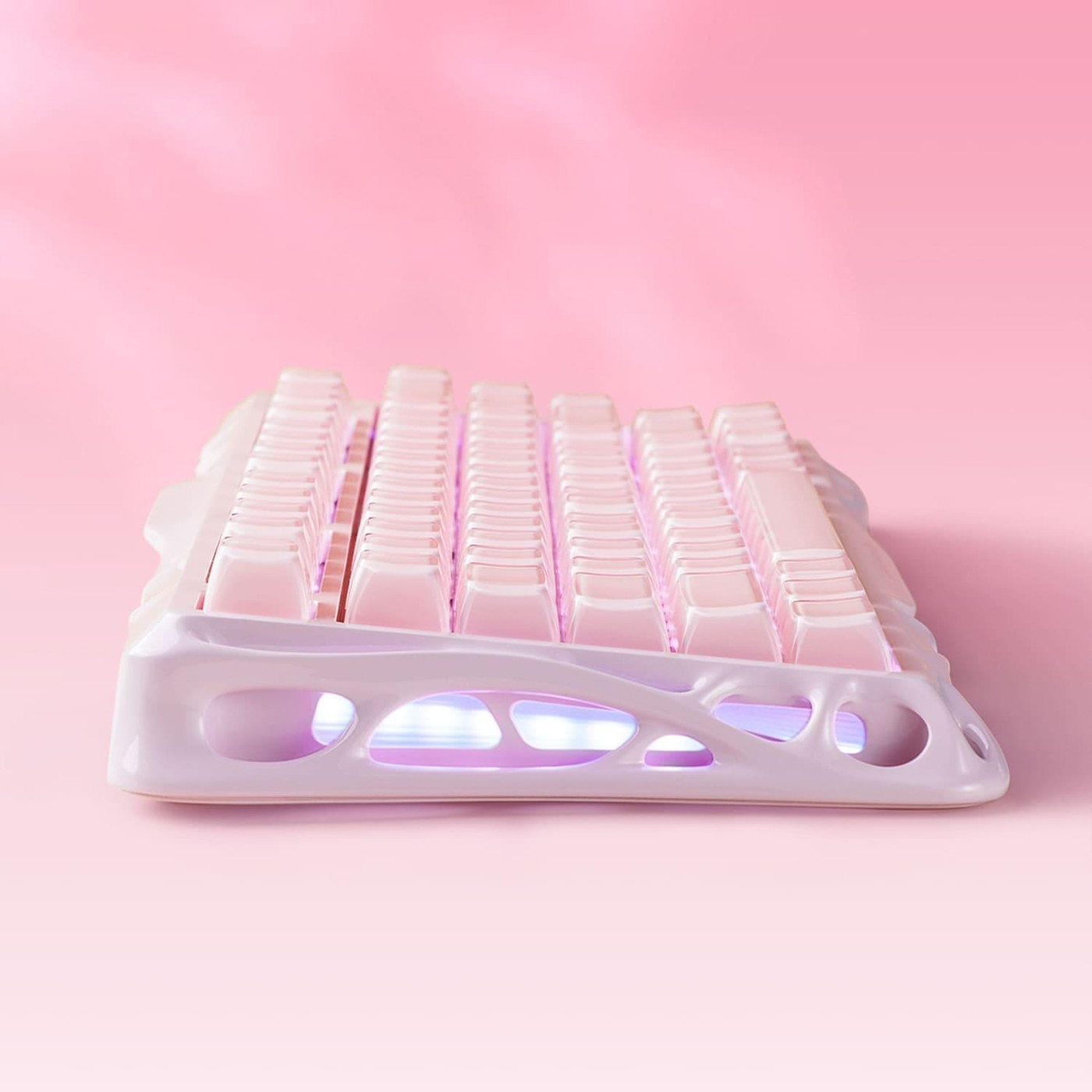 Клавіатура GravaStar Mercury K1 x Kailh Cheery Pink EN BT/WL/USB Sakura Pink (GSK1_P_PNK)