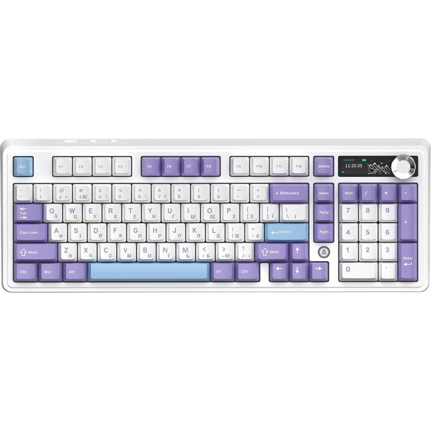 Клавиатура Ajazz AK980 V2 Gift Switch V2 Purple White Blue (AK980-V2-G-PWB)