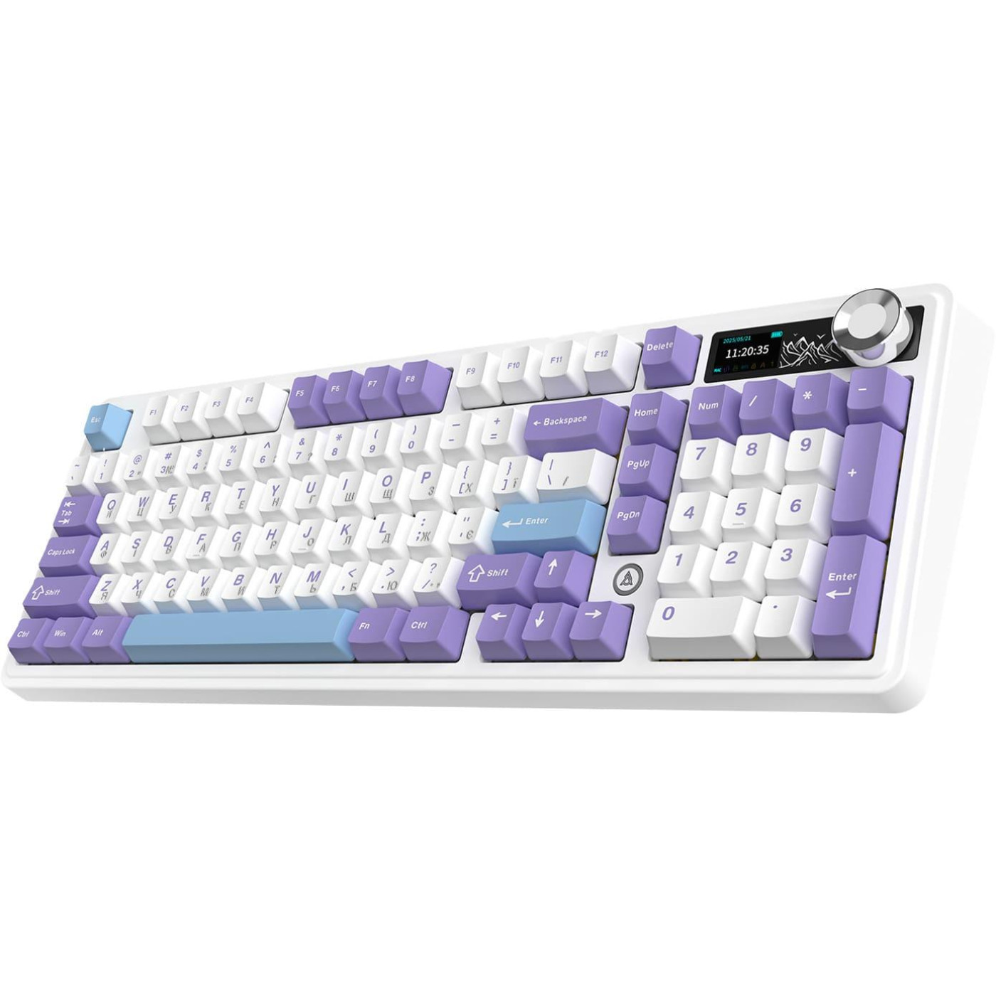 Клавиатура Ajazz AK980 V2 Gift Switch V2 Purple White Blue (AK980-V2-G-PWB)