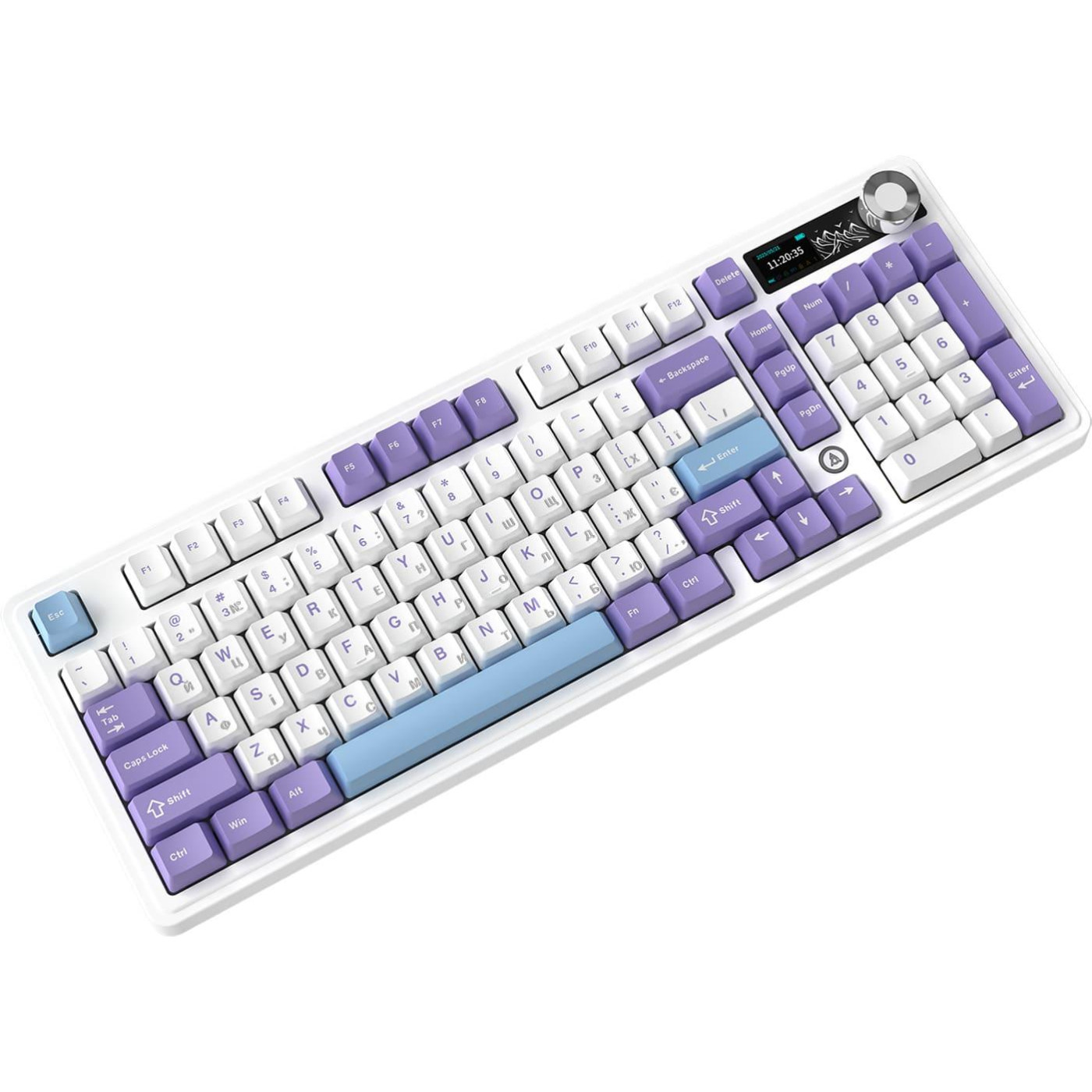 Клавиатура Ajazz AK980 V2 Gift Switch V2 Purple White Blue (AK980-V2-G-PWB)