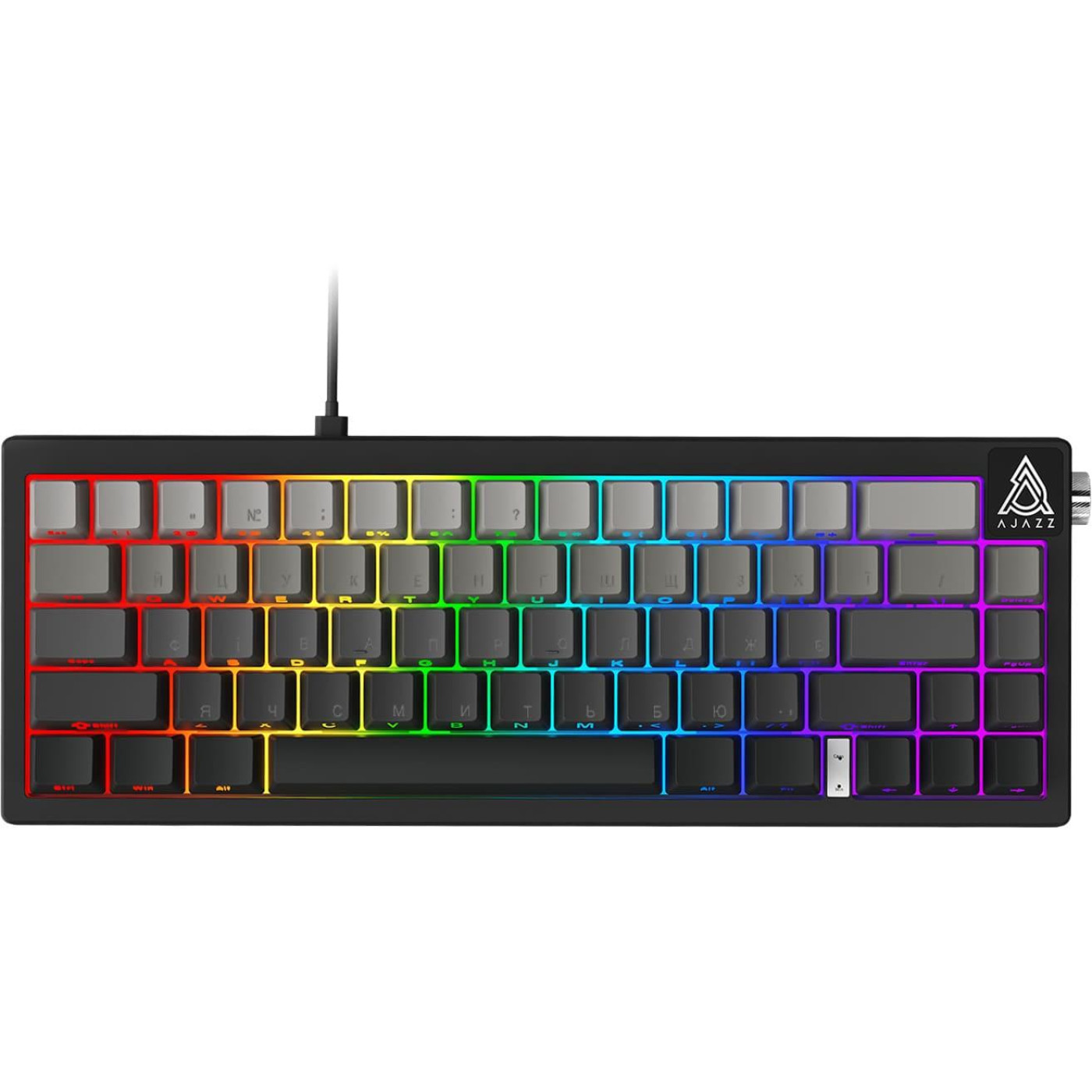 Клавиатура Ajazz AK650 Day Dream switches Gradient Black Gray (AK650-DD-BG)