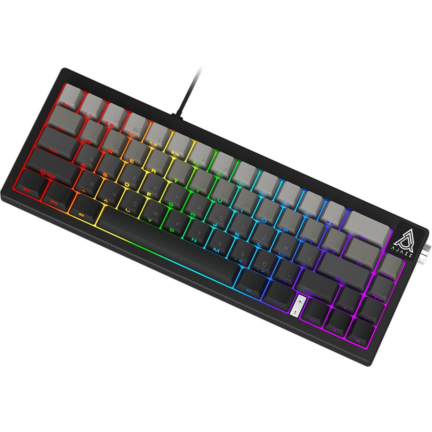 Клавиатура Ajazz AK650 Day Dream switches Gradient Black Gray (AK650-DD-BG)