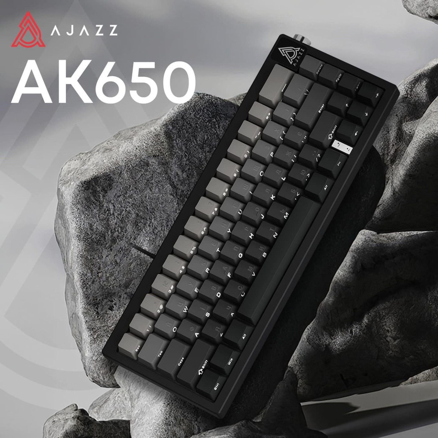Клавиатура Ajazz AK650 Day Dream switches Gradient Black Gray (AK650-DD-BG)