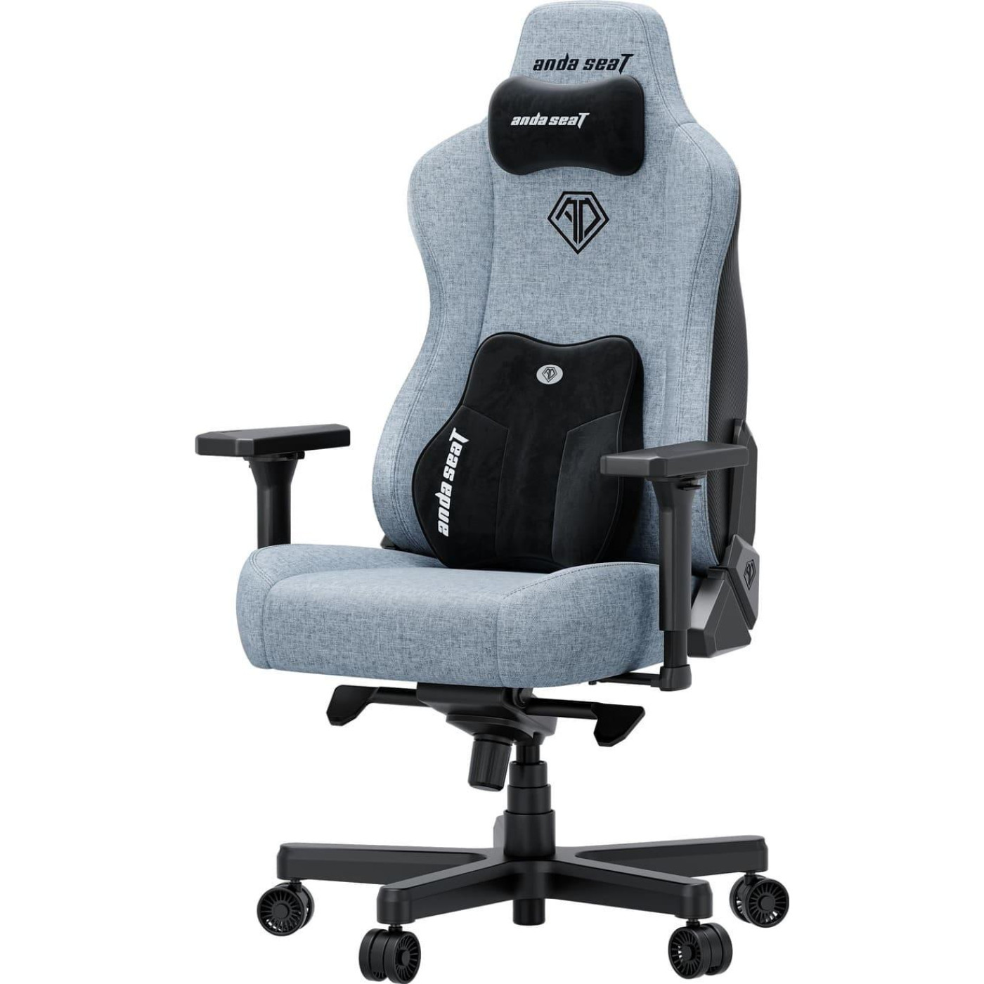 Ігрове крісло Anda Seat Kaiser 3E XL Gray Blue Fabric (AD23YC-XL-09-T-CF-T01)