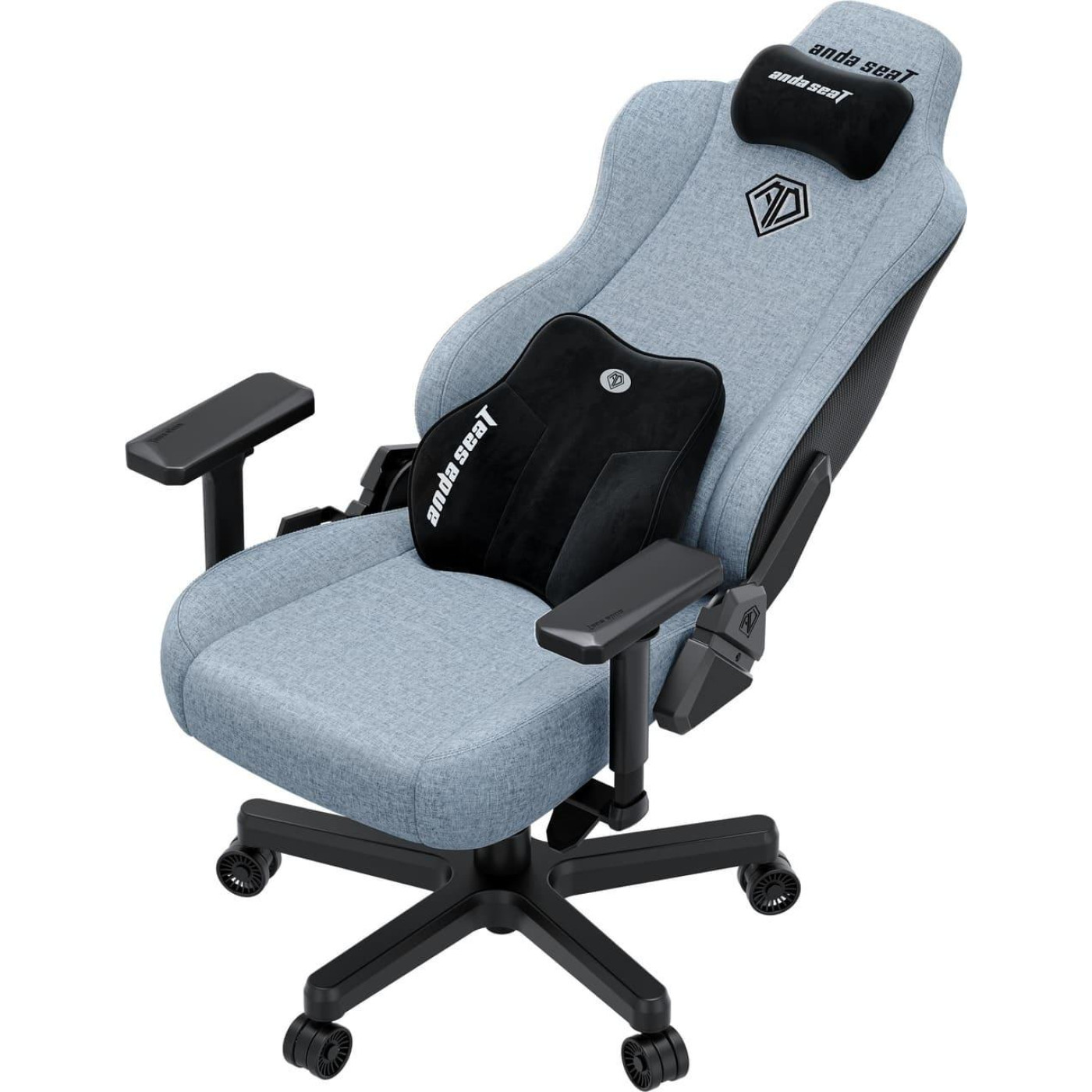 Ігрове крісло Anda Seat Kaiser 3E XL Gray Blue Fabric (AD23YC-XL-09-T-CF-T01)