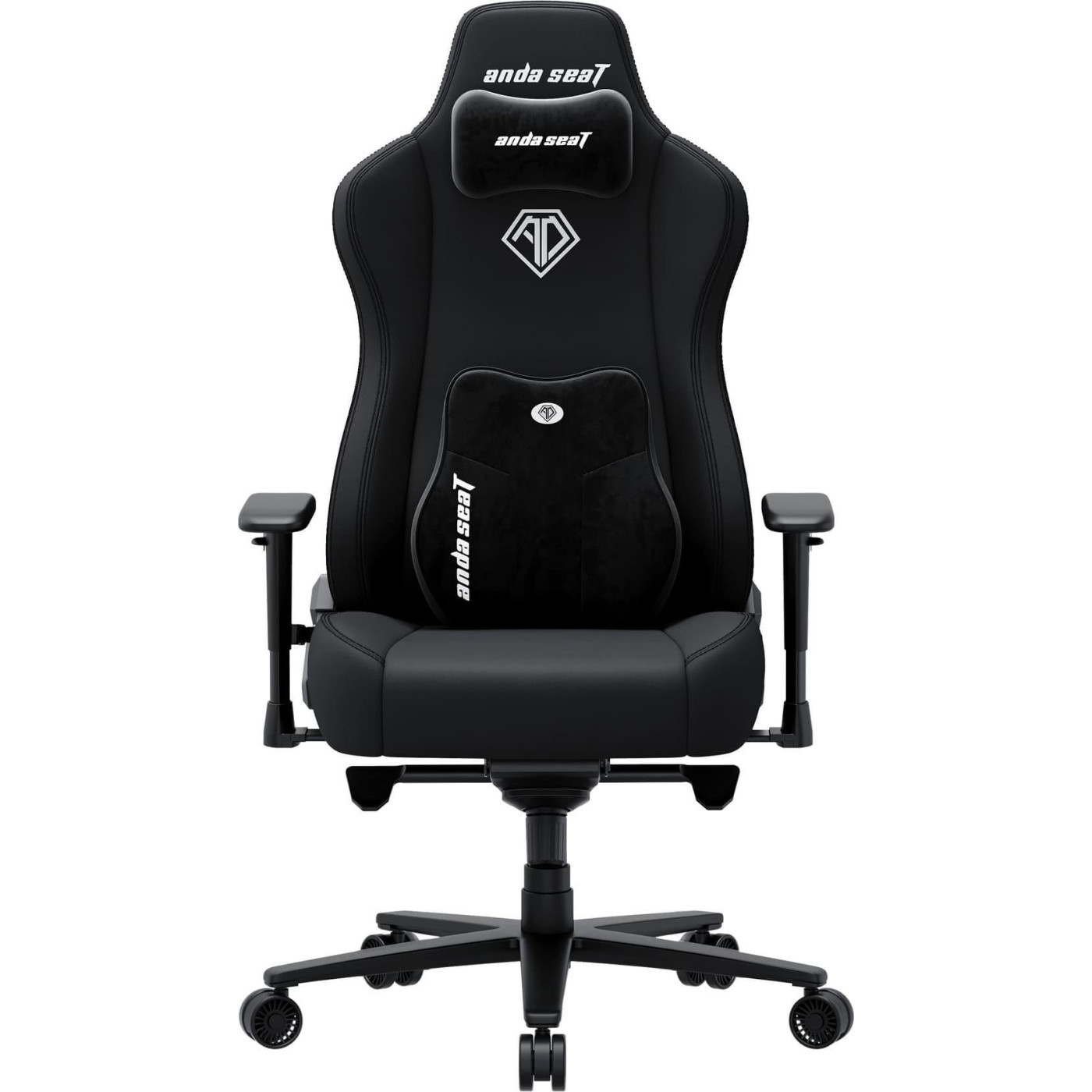 Игровое кресло Anda Seat Novis Plus Fabric Black Size XL (AD23YC-XL-01-B-F-B04)