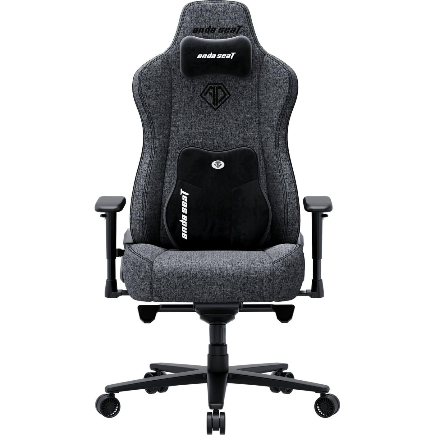 Игровое кресло Anda Seat Novis Plus Fabric Dark Grey Size XL (AD23YC-XL-01-GB-F-G04)