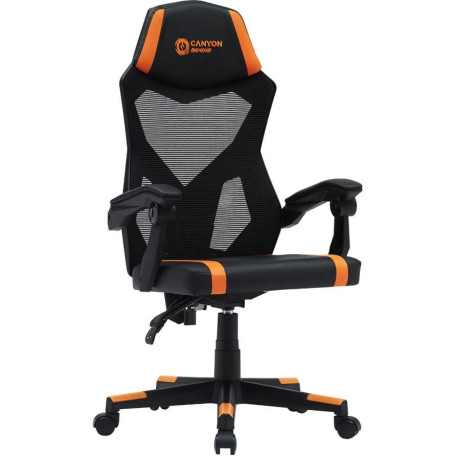 Ігрове крісло Canyon Flow MCH01 Mesh Black Orange (CNE-MCH01)