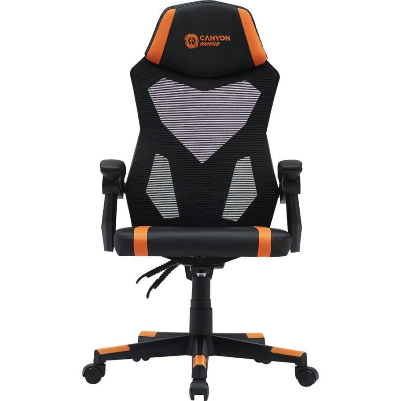 Ігрове крісло Canyon Flow MCH01 Mesh Black Orange (CNE-MCH01)
