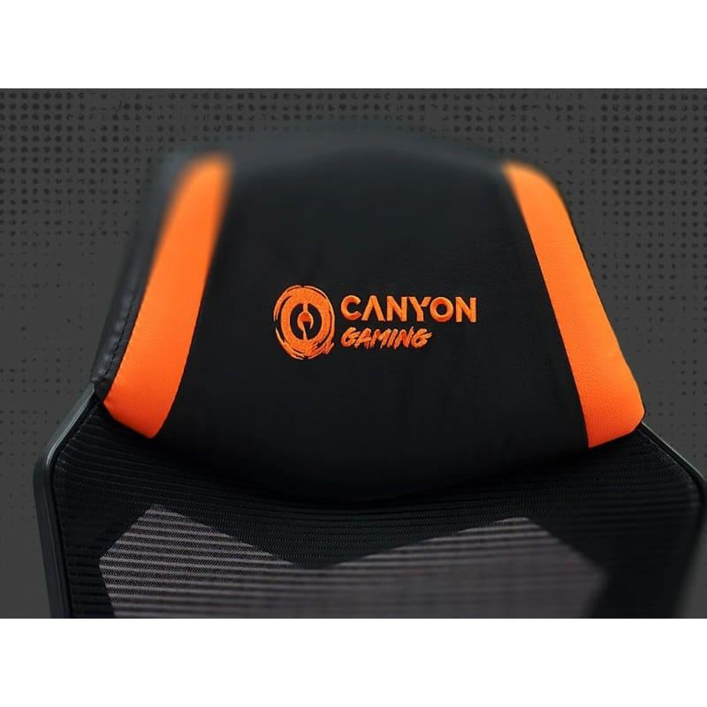 Ігрове крісло Canyon Flow MCH01 Mesh Black Orange (CNE-MCH01)