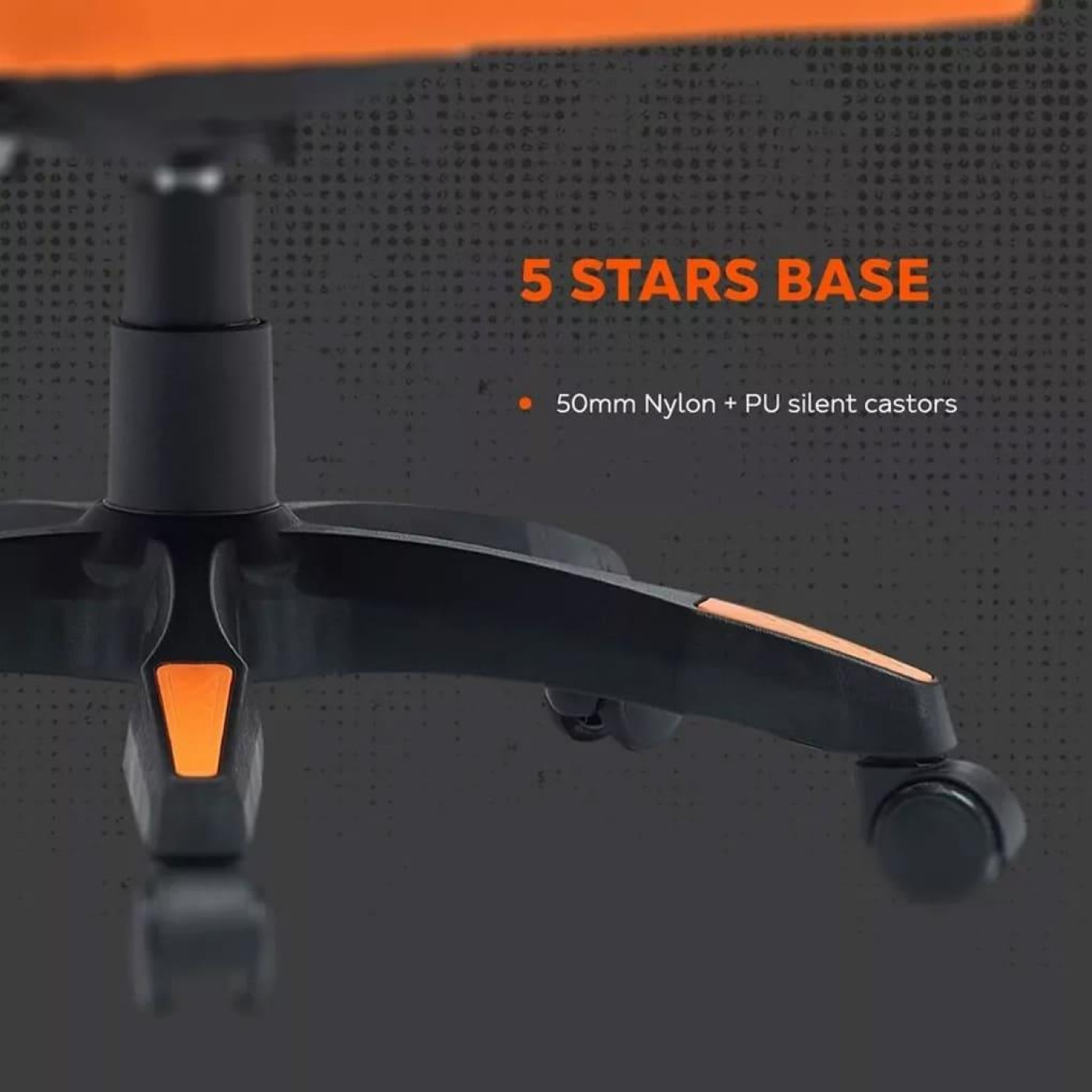 Игровое кресло Canyon Wave MCH02 Mesh Black Orange (CNE-MCH02)