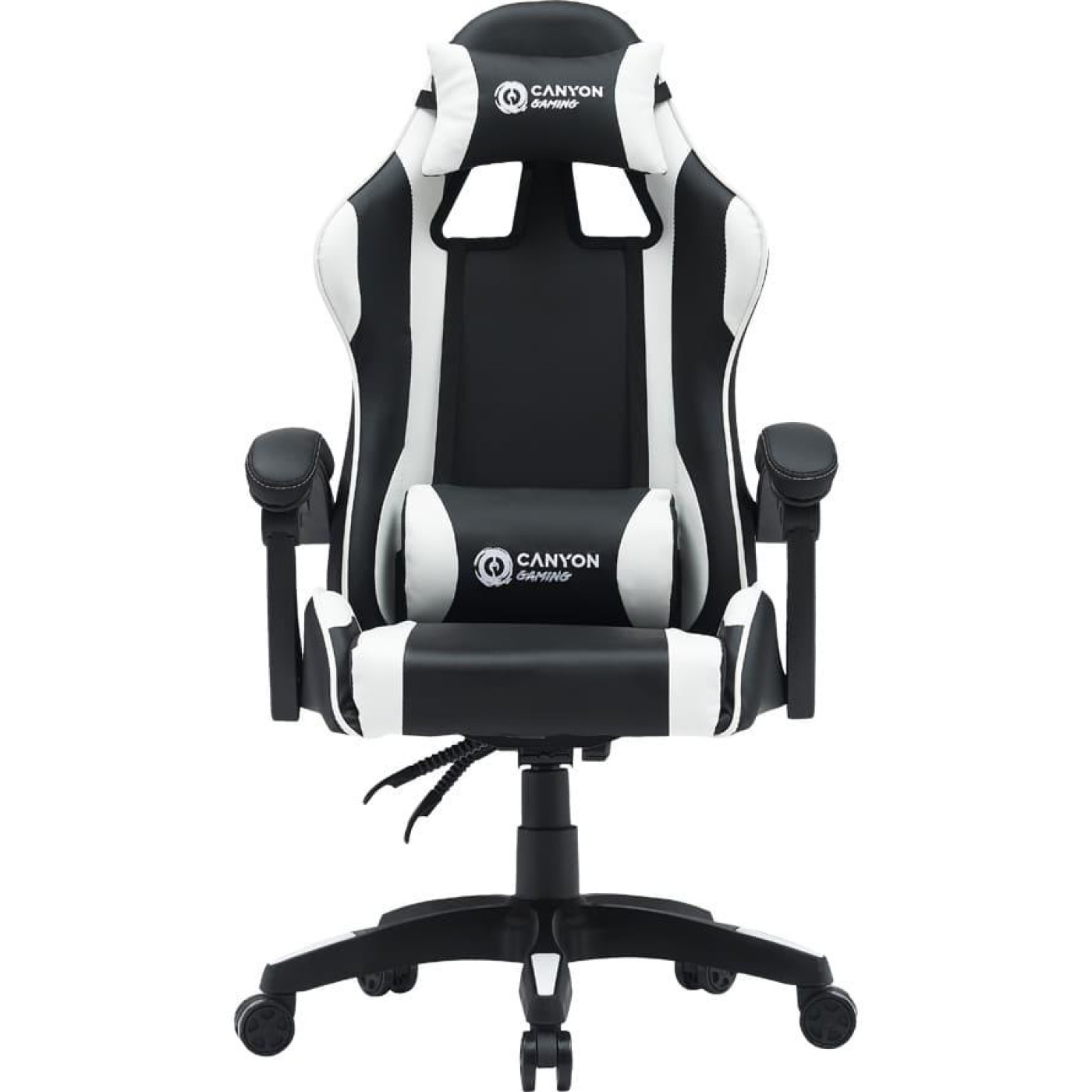 Ігрове крісло Canyon Core SGCH2 Black White (CNE-SGCH2W)