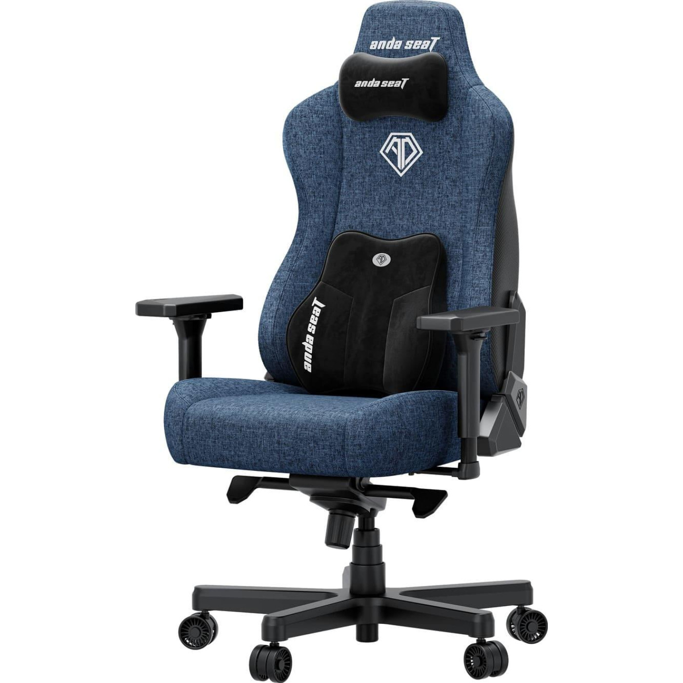 Ігрове крісло Anda Seat Kaiser 3E XL Dark Blue Fabric (AD23YC-XL-09-S-CF-S01)