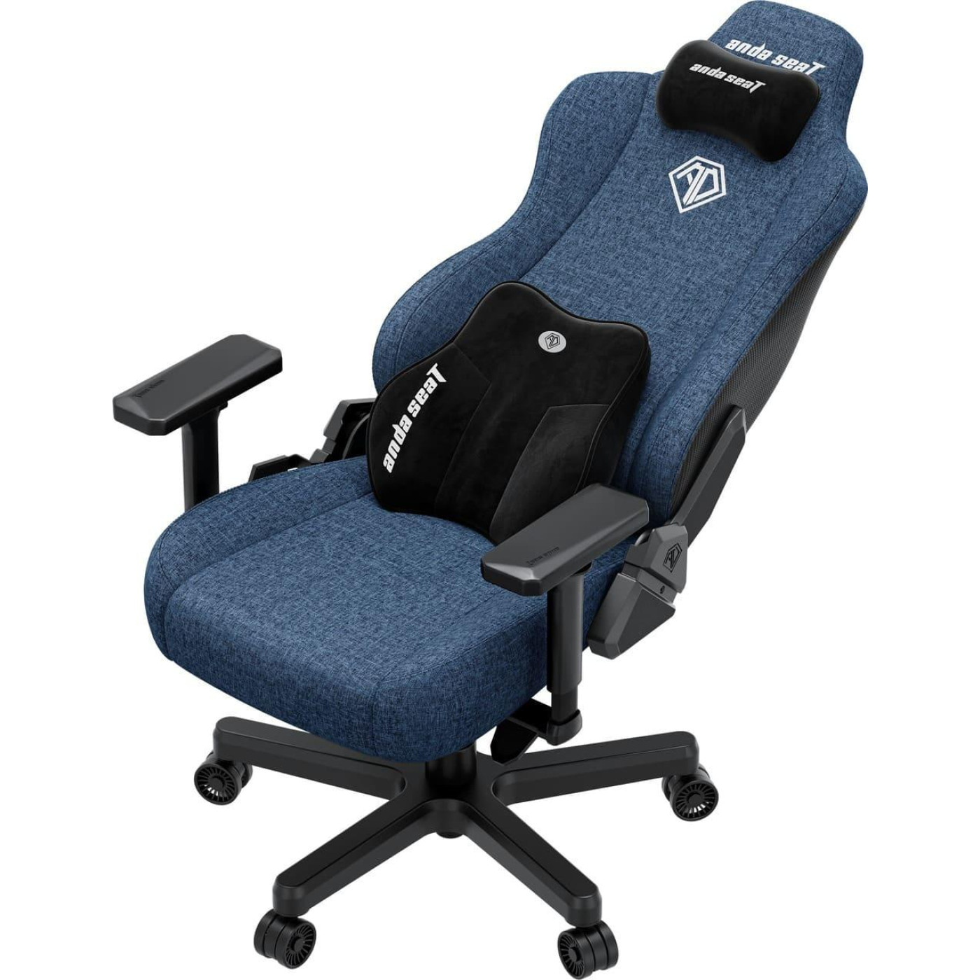 Ігрове крісло Anda Seat Kaiser 3E XL Dark Blue Fabric (AD23YC-XL-09-S-CF-S01)