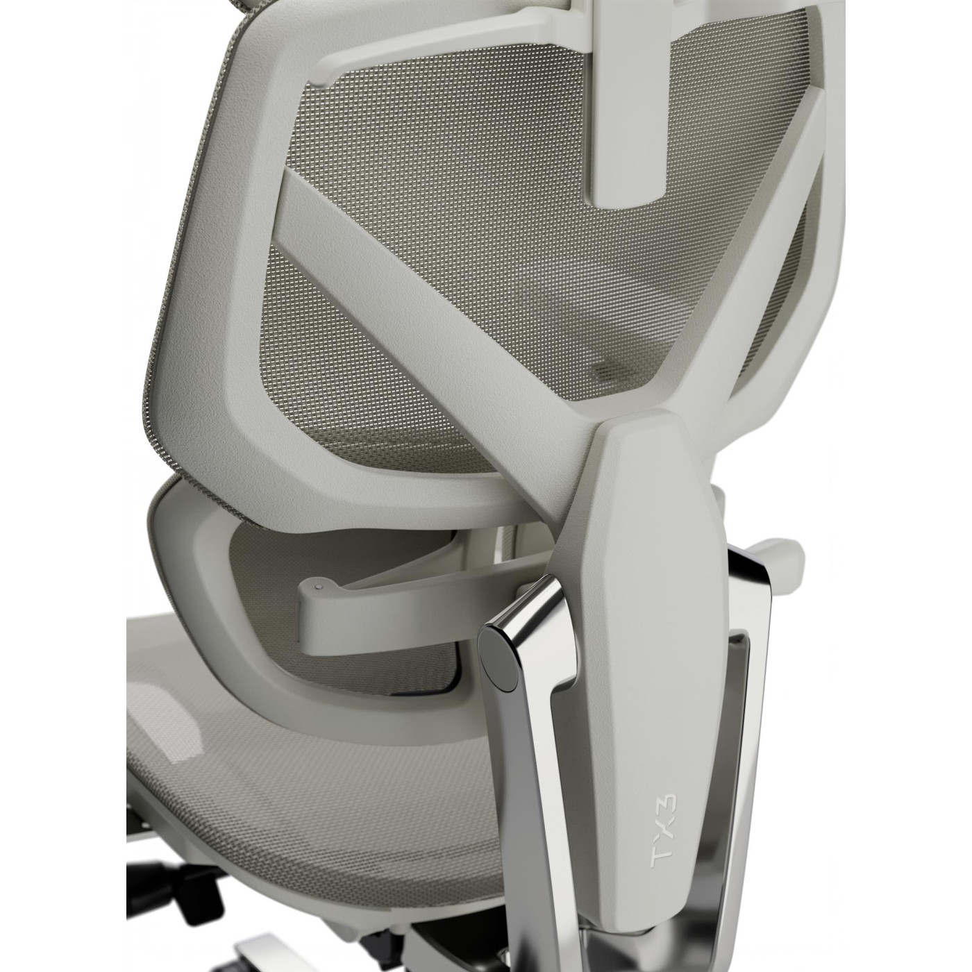 Игровое кресло TX3 Flex Pro Mesh Light Grey (TEGC-3076104.42)