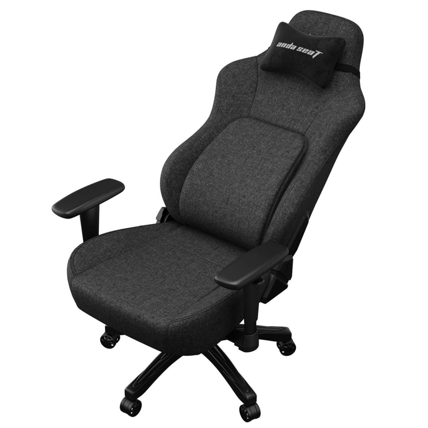 Ігрове крісло Anda Seat Phantom 4 L Black Fabric (AD18YSD-72-B-F-B01)